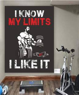 Gym - Fitness - Bodybuilding - Office - Sports - Workout - Boxing - Inspirational - Motivational - Quotes - Wall Sticker Paper Print