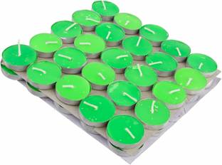Forker Keshav Green Floating Tea Light ( 50 ) Candle