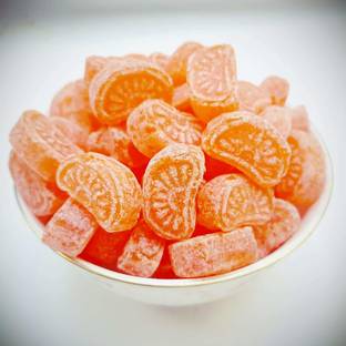 Nutro Cart Orange Candy (Pack of 400 Grams) Orange Candy
