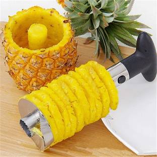 Adhunyk Stainless Steel Pineapple Corer (Silver) Pineapple Slicer (1) Pineapple Slicer