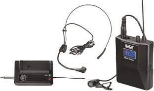 Ahuja ABW 400UL Portable Wireless Collar/Head Mic for YouTubers, Online Classes and Speakers Microphone