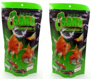OSAKA Green (2X200gm) 0.4 kg (2x0.2 kg) Dry Young Fish Food