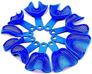 pyrax Dental Heat mouldable Impression Tray Blue Set of 10 Pcs Dental Elevator
