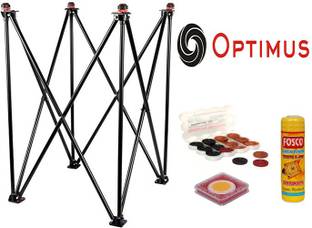 Optimus ® Carrom Board Stand(Adjustable)Coins Disco Powder 1 Striker-For All Size Carrom Carrom Pawns