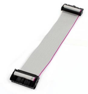 e4u 20 Pin FRC Cable With Female To Female 2.54mm Pitch Connector 12" Long - 1 Piece Electronic Components Electronic Hobby Kit