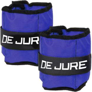 DE JURE FITNESS ANKLE WEIGHT (BLUE/BLACK) 0.5KG PAIR (0.5KG X 2 PCS) Blue Ankle Weight