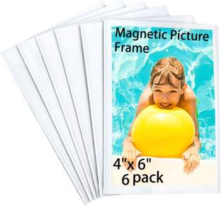 Magnetic photo pockets Wood Wall Photo Frame