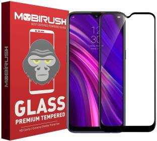 MOBIRUSH Edge To Edge Tempered Glass for Realme C3