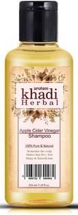 Srotam Khadi Apple Cider Vinegar Shampoo with Pure & Natural Ingredients (Shiny & Smooth Hair) (Pack of 1)