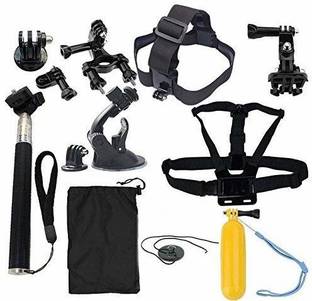 Action Pro Camera Accessories Set for Gopro Hero 5 4 SJCAM SJ6 Legend Xiaomi YI 4K Plus Eken H9R H8R Gitup Git2 Sports Camera Strap