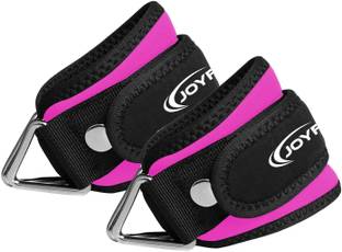 Joyfit Adjustable Straps for Cable Machine, Leg Extensions & Curls - Neoprene Padded Ankle Support