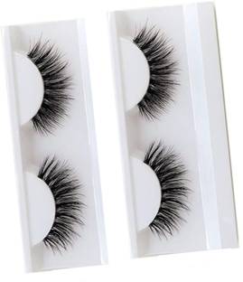 Be Fab False 3D Lashes, Waterproof False Eyelashes ,Dramatic Look and Feel, Reusable With Glue Styling pair of eyelashes