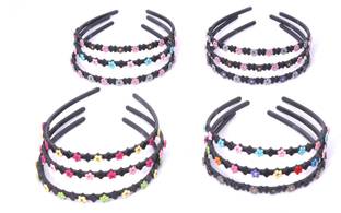 NAVMAV Patle Flower & Stone Work Hair Band Wear Princess Look for Girls and Women Hair Band