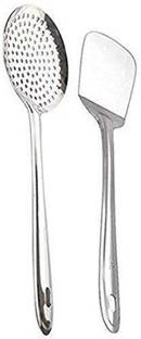 NEW TREND Stainless Steel Skimmer with Stainless Steel Plan Turner Kitchen Tool Set