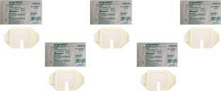 Romsons GS-3045 Adhesive Transparent I.V. Catheter Fixator Tape (Medium - 6 x 7 cm) Pack of 5 First Aid Tape