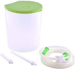 ALS enterprises 530 Enema Kit for Home Use (PVC) with Colon Tip & Pinch Clamp | Enema Pot Massager