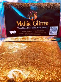 Mahir Glitter GOLDEN GLITTER FOR ART & CRAFT & FACE & NAIL ART