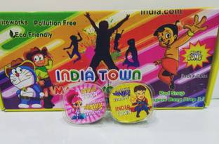 Tiranga India town Magic wrinkle sound trick.Pollution free,No cracker,No firework. (Pack of 10) 1 Magic Tricks