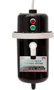 RENUMAX 1 L Instant Water Geyser (Instant portable water heater geyser for use home, Black)