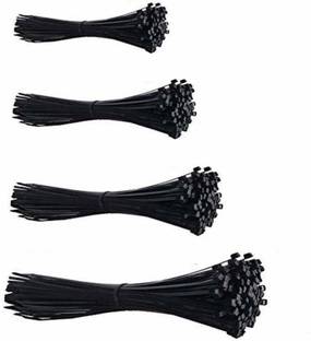 YUVAAN 4, 6, 8, 10 Inch Nylon Cable Ties Zip Wire Organiser Ties Nylon Flexible Straps Cable Tie