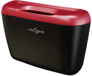 Callmate Mini Portable Universal Car Trash Can Reusable Plastic Trash Storage Can Trash Container Vehicle Trash Bin Car Trash Bin Bag