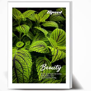 SPEED 268 Pages Semi Rough A4 Note Book | Pack of 10 | Single Line Ruled A4 Size | 29 x 21 CM | A4 Registers | Notebook Copy for Students of School, College and Office Use | Combo Set of Notebooks Or Long Register A4 Notebook Single Line Ruled 268 Pages