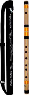 NEXTOMART Musical Flutes Bamboo Flutes C Natural 7 Hole Right Hand Bansuri Size 19 Inch With Free Carry Bag Bamboo Flute