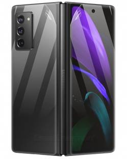 CASE CREATION Screen Guard for Samsung Galaxy Z Fold 2 7.6-Inch Full Edge to Coverage Front and Back Panel Protect