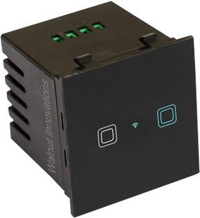 Walnut Innovations 15 Amp - 2 Switch Smart WiFi Touch Switch | Compatible with Alexa,Google Home,Samsung