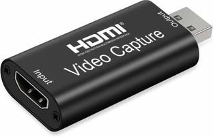 LipiWorld Game Capture Cards Audio Video Capture Cards 1080P HDMI to USB Record to DSLR Camcorder Action Cam,Computer for Gaming, Streaming, Teaching, Video Conference or Live Broadcasting - USB 2.0 USB Adapter