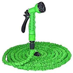 YUKI Expandable Magic Hose Pipe 50 Ft/15 M for Use Garden Wash Car Bike With Spray Gun MHP10 Spray Gun