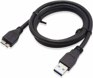 Darahs Lightning Cable 2 A 0.3 m Micro USB 3.0 Cable (30 CM) for External HD WD My Passport Seagate Expansion