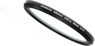 ZINROX Ultra Slim U.V Protection Filter Slim Frame Black Filter Ring for Camera Lens UV Filter