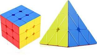 बैनक्युलिन COMBO OFFER Triangle Magic Cube + Square Cube
