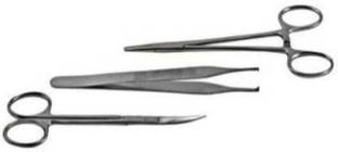 Forgesy Suturing Set Of 3 Pieces(needle holder,dissecting forceps ) Littauer scissors
