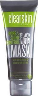 AVON Clear Skin Pore & Shine Control Deep Black Mineral Mask 75ml
