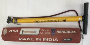 HERCULES BICYCLE AIR PUMP-YELLOW कार पंप
