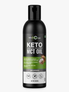 HEALTHOXIDE MCT Oil Coconut Unsweetened Keto Diet Weight Management Supplement, 250 ml
