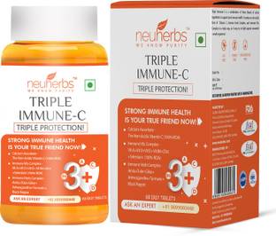 Neuherbs Triple Immune - C (Vitamin - C Supplements)-Immunity Booster for adults
