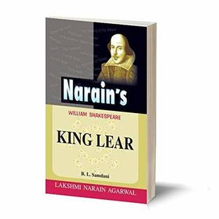 William Shakespeare : King Lear (English)-Actwise Summary, Text with Paraphase, Characters, Notes, Important Explanations, Questions and Answers