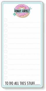 Nourish ToDo List Note Pad Regular Note Pad Ruled 50 Pages