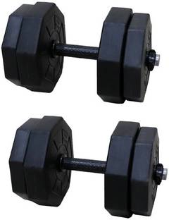 STARX 8kg - 30kg Hexa PVC Dumbbell set Unbrekabale Adjustable Dumbbell