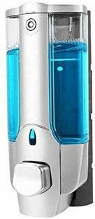 ZAP Multi Purpose Mirror Finish Wall Mounted Abs Plastic Key-Lockable Soap/Shampoo/Conditioner/Lotion/ handwash Dispenser Bottle/Gel Dispenser 350 ml Gel, Liquid, Shampoo Dispenser