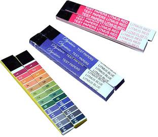 Parijata 0-14 pH Red, Blue, Yellow Litmus Papers