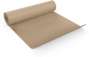 JIA Arts Recycled Brown Kraft Paper for Wrapping Unruled 28 Inch X10 Meter 120 gsm Paper Roll