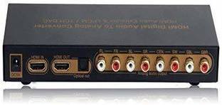 Tobo  TV-out Cable HDMI Digital Audio Converter Support 3 Modes for Audio Blue-Ray Player TD-439H