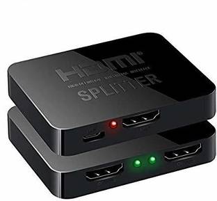 Etzin 4K 2K HDMI Splitter 1 x 2, 1 Input 2 Output HDMI Amplifier Switcher Box Media Streaming Device