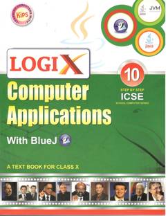 Kips Logix Computer Applications With Blue J for ICSE Class 10