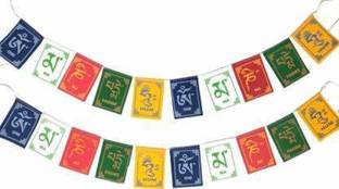 Auto MT Tibetan Buddhist Prayer Flags Rectangle Car Window Flag