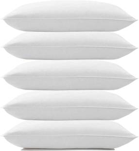 Neha Enterprises Cotton Solid Sleeping Pillow Pack of 5